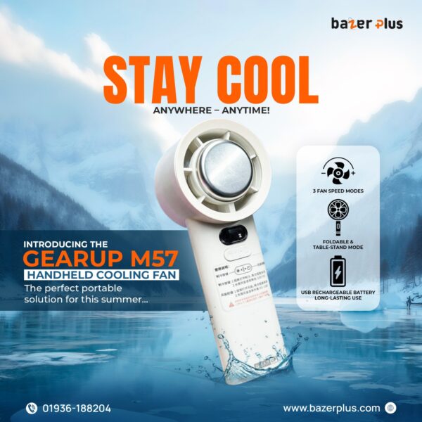 GearUP M57 Cooling Handheld Fan