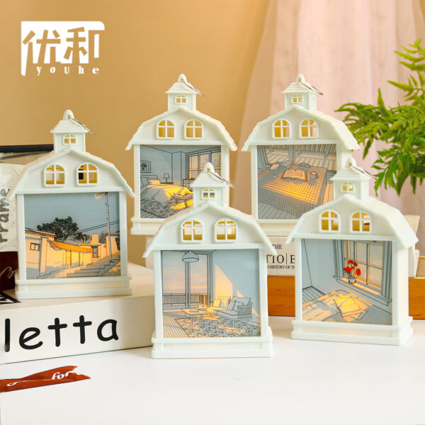 Creative Light Painting Decorative Lamp.