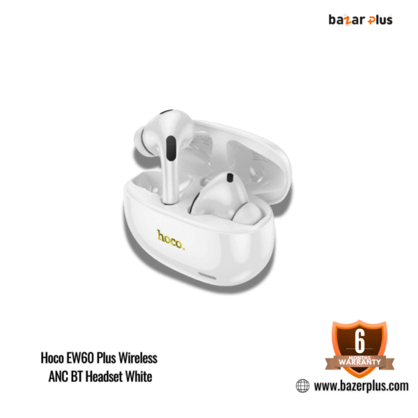 Hoco EW60 Plus ANC True Wireless Earbuds (White)