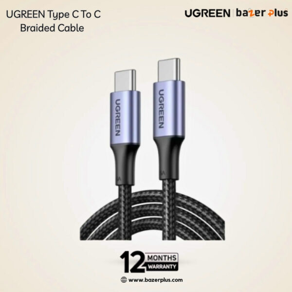 Ugreen L502 USB-C to USB-C Braided Cable-100W