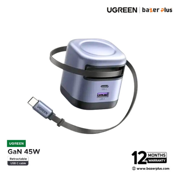 Ugreen X614 Nexode Pro 45W GaN Fast Charger with Type C Cable