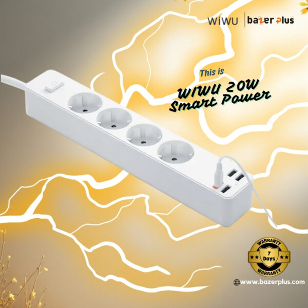 WiWU 20W Smart Power Strip EU Plug