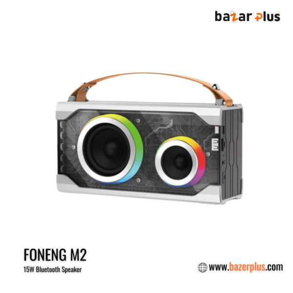 FONENG M2 (15w) Colorful Light Bluetooth Portable speaker