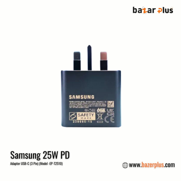 Samsung 25W PD Adapter USB-C (3 Pin)