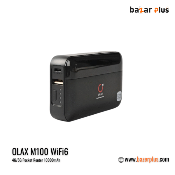 OLAX M100 10000mAh Multifunctional Wireless Power Bank & Mobile Router LED Display