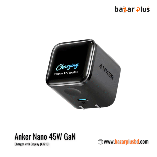 Anker Nano 45W GaN Charger with Digital Display