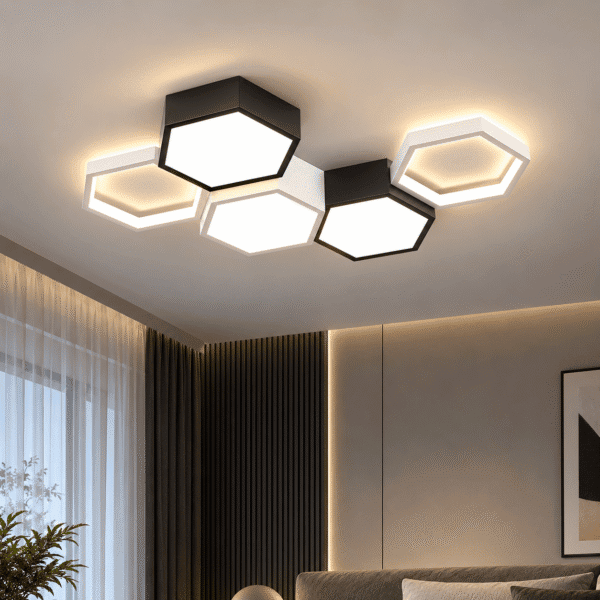 Modern Hexagon LED Ceiling Light